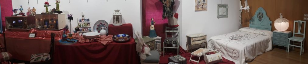 Exposición de manualidades de la zona Rural