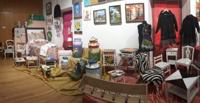 Exposición de manualidades de la zona Rural