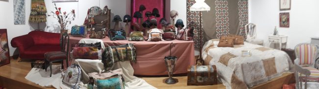 Exposición de manualidades de la zona Rural